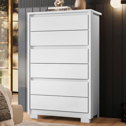 Imagem de Cômoda Unno 79cm 6 Gavetas com Pés Plástico