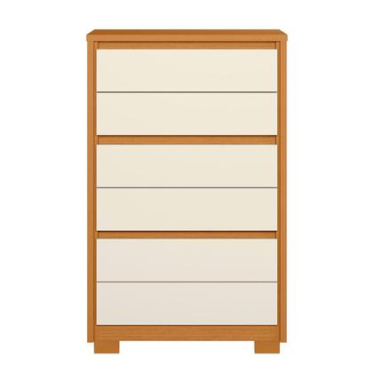 Imagem de Cômoda Unno 79cm 6 Gavetas com Pés Plástico