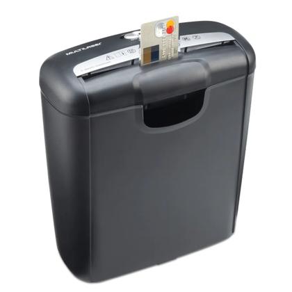 Imagem de COMP Kit 4x Fragmentadora de Papel e Cartão 6 Folhas em Tiras 10L 220V Multilaser OF010