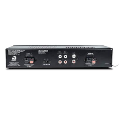 Imagem de COMP Kit Amplificador Receiver SLIM 1600 MC G5 60W + 4 Arandelas Leson Quadrada Preta
