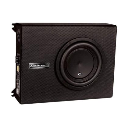 Imagem de COMP Kit Conversor RCA Falcon FC4X + Caixa Slim Amplificada 8” 450W RMS XS400.3SL
