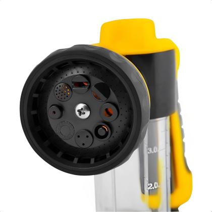 Imagem de COMP Kit Mangueira Vonder 20m c/ Esguicho Simples + Esguicho 8 Funções Lock On p/ Jardim