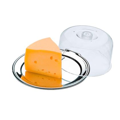 Imagem de COMP Kit para Queijo Brinox Petúnia com Cúpula + Plaina em Aço Inox