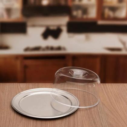 Imagem de COMP Kit para Queijo Brinox Petúnia com Cúpula + Plaina em Aço Inox