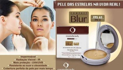 Imagem de Compact Blur Fps65 Bege Pó Compacto Cosmobeauty 12g