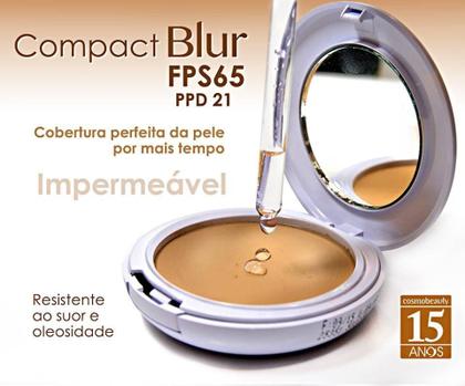 Imagem de Compact Blur Fps65 Bege Pó Compacto Cosmobeauty 12g