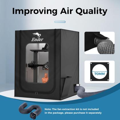 Imagem de Compartimento de impressora 3D Creality oficial para Ender 3 V3/Ender 3 V3 KE/Ender 3 S1/3 S1 Pro/3 Max/Ender 5 S1