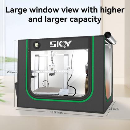 Imagem de Compartimento para impressora 3D Creality Hi Combo, Bambu Lab A1/A1 Mini