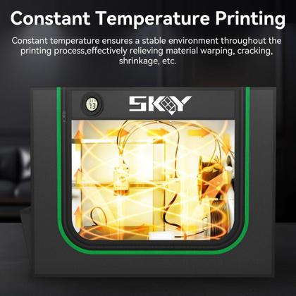 Imagem de Compartimento para impressora 3D Creality Hi Combo, Bambu Lab A1/A1 Mini