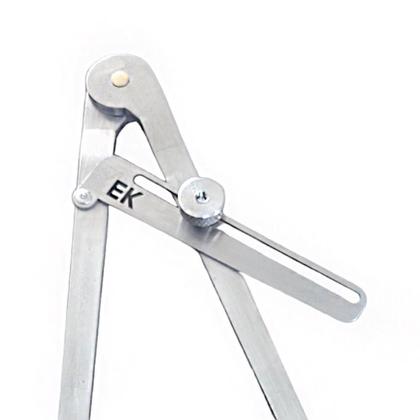 Imagem de Compasso de Traçagem Inox com Ponta de Vídea Borboleta Personalizada 12" 30cm - Ekale Ferramentas 42