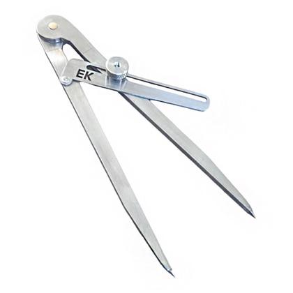 Imagem de Compasso de Traçagem Inox com Ponta de Vídea Borboleta Personalizada 12" 30cm - Ekale Ferramentas 42