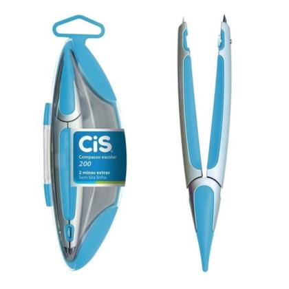 Imagem de Compasso Escolar Cis 200 - Azul