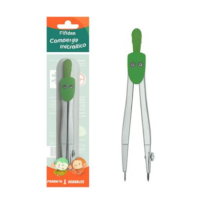 Imagem de Compasso Escolar Metal Unidade Leo e Leo Sortido 3 Cores