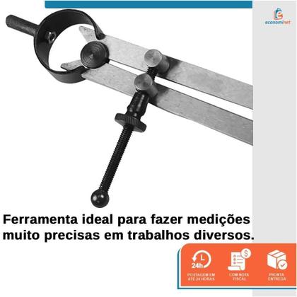 Imagem de Compasso Reto Para Mecânico Starfer 10