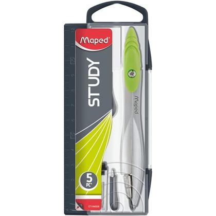 Imagem de Compasso Study 5 Pecas Estojo Maped