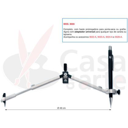 Imagem de Compasso Técnico Trident Modelo 9000 Profissional