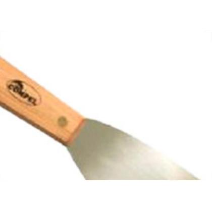 Imagem de Compel Espatula Inox Cabo Madeira 60 Mm