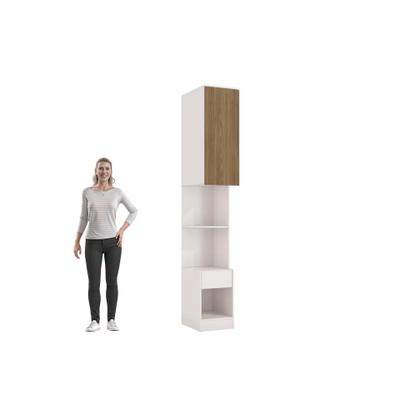 Imagem de Complemento 1 Porta 1 Gvt Kappesberg Adapt Branco/Nogueira