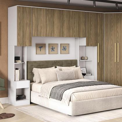 Imagem de Complemento 1 Porta 1 Gvt Kappesberg Adapt Branco/Nogueira