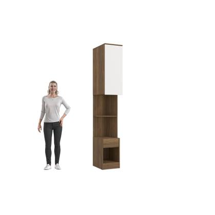 Imagem de Complemento 1 Porta 1 Gvt Kappesberg Adapt Nogueira/Branco