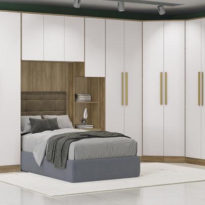 Imagem de Complemento 1 Porta 1 Gvt Kappesberg Adapt Nogueira/Branco