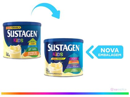 Imagem de Complemento Alimentar Infantil Sustagen Kids - Baunilha 380g