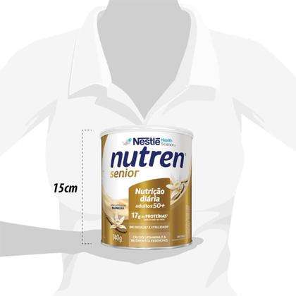 Imagem de Complemento alimentar nutren senior po baunilha 740g