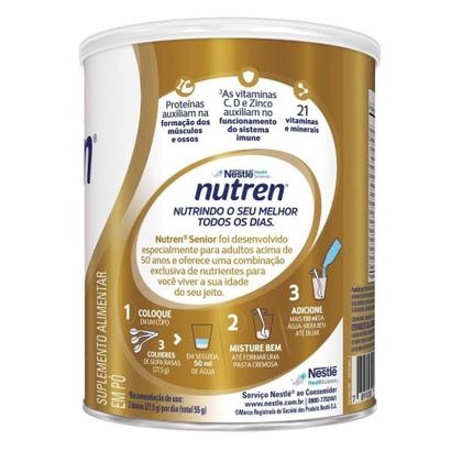 Imagem de Complemento Alimentar Nutren Senior Sem Sabor 370g