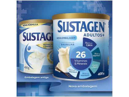 Imagem de Complemento Alimentar Sustagen Adultos+ - 400g 1 Unidade Baunilha