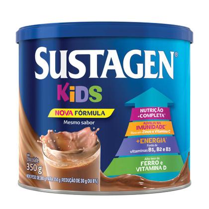 Imagem de Complemento Alimentar Sustagen Kids Chocolate Lata 350g