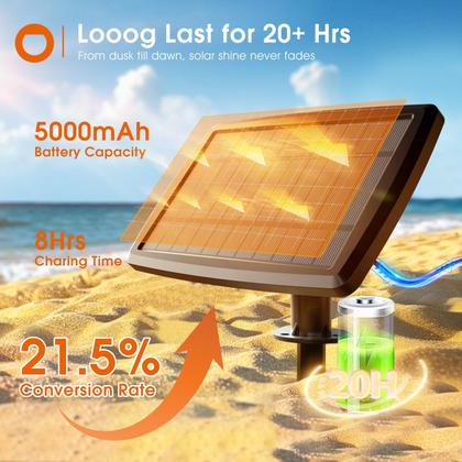 Imagem de Complemento Solar String Lights 102FT (96+6) com USB e controle remoto