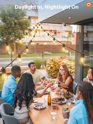 Imagem de Complemento Solar String Lights de 104 pés (30 M) à prova d'água com porta USB