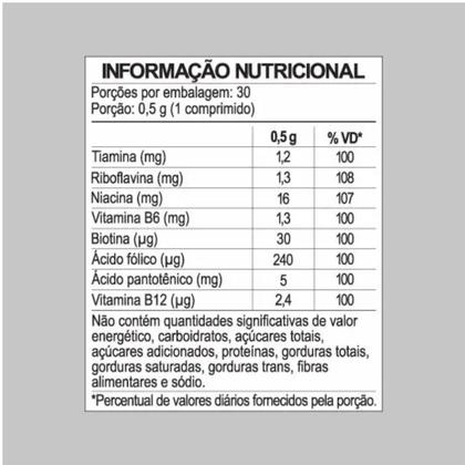 Imagem de Complexo B 30 comprimidos Stem Pharmaceutical