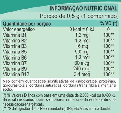 Imagem de Complexo B 500mg 60 comp. - Unilife