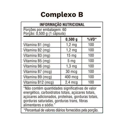 Imagem de Complexo b 60 capsulas 500mg ocean drop