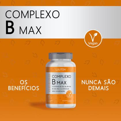 Imagem de Complexo B Max Com 60 Cápsulas  Lauton Nutrition