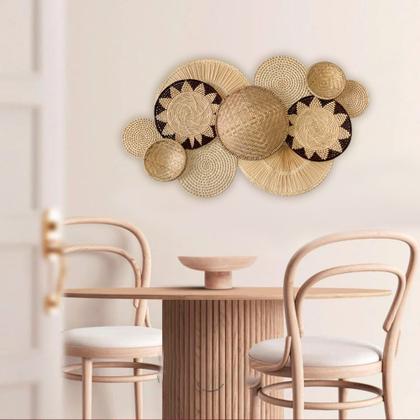 Imagem de Composição Decoração De Parede Cestos De Palha Tukanoí