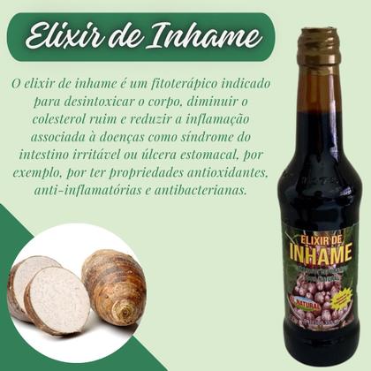 Imagem de Composto Depurativo Bio Flora Elixir de Inhame Frasco 355ml