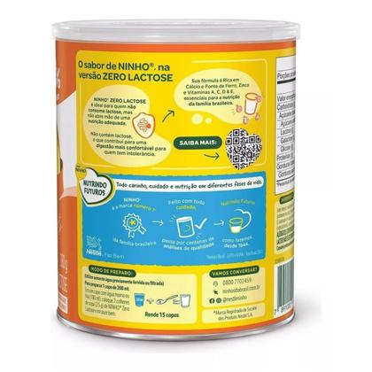 Imagem de Composto Lácteo Ninho Zero Lactose Crianças Acima de 1 Ano