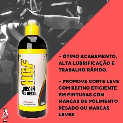 Imagem de Composto polidor hgf hi gloss fast - lincoln pro detail (500g)