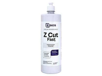 Imagem de Composto Polidor Zacs Zcut Fast Kit c/Boina Lã + Flanela