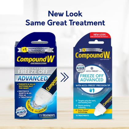Imagem de Composto removedor de verrugas W Freeze Off Advanced, 1 unidade