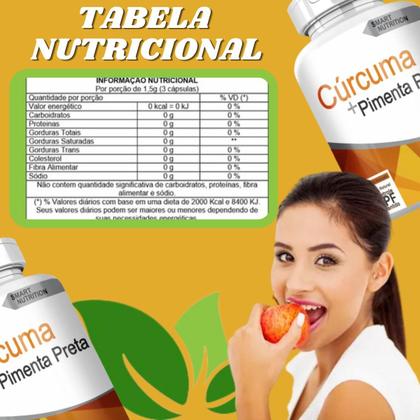 Imagem de Compre 2 Leve 3 Cúrcuma Com Pimenta Preta De 500Mg