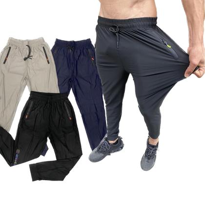 Imagem de COMPRE JÁ! Kit com 3 calças esportiva dri-fit tecido fino alta qualidade