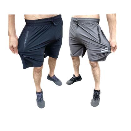 Imagem de Compre! kit com 3 bermudas dry fit de seda gelada  premium
