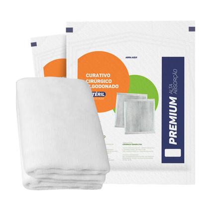 Imagem de Compressa Curativo Algodonado Estéril 10x50cm 10 Unid