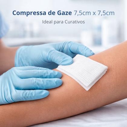 Imagem de Compressa de Algodão 13 Fios 1000 Unidades