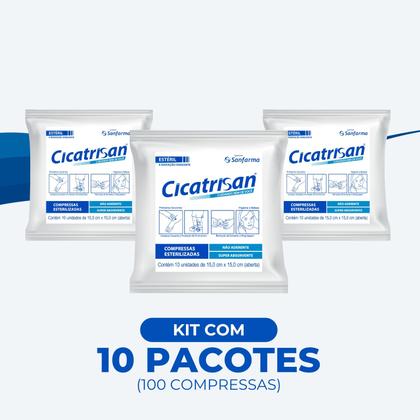 Imagem de Compressa Gaze Não Aderente Estéril 10 Envelopes/100 Unid.