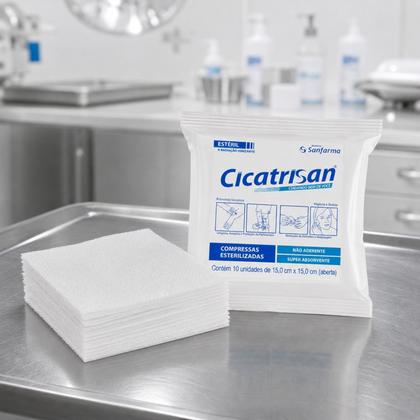 Imagem de Compressa Gaze Não Aderente Estéril 10 Envelopes/100 Unid.