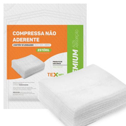 Imagem de Compressa Não Aderente Estéril Texmed 40 Env (400 Unidades)